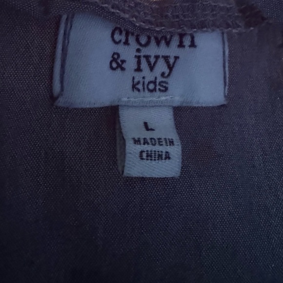 Crown & Ivy Girl’s Scallop Tank Top - Picture 5 of 6